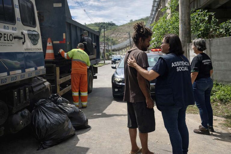Urban aid under the viaduct